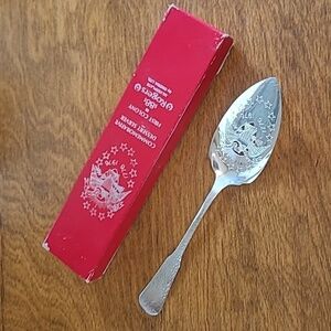 ONEIDA Rogers Silverplate Bicentennial First Colony Patriotic Dessert Server